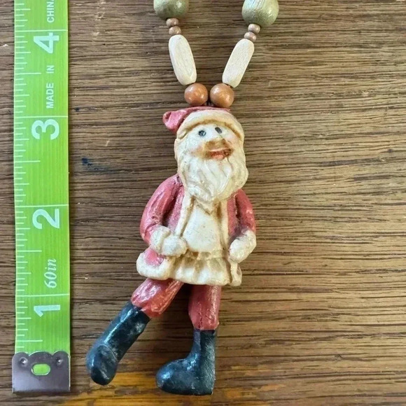 Cute Santa Necklace with adjustable length.   Never worn. - Picture 5 of 8